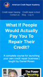 Mobile Screenshot of americancreditrepairacademy.com