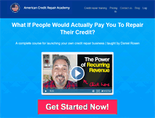 Tablet Screenshot of americancreditrepairacademy.com